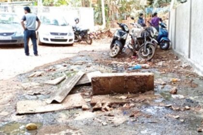 Leaking sewerage pipeline troubles Baina residents