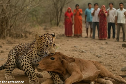 Leopard Kills Calf in Naikwada, Paliye; Villagers Panic Over Frequent Sightings