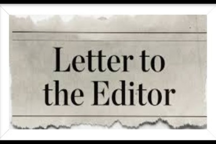 Letter to the editor 13-01-2025