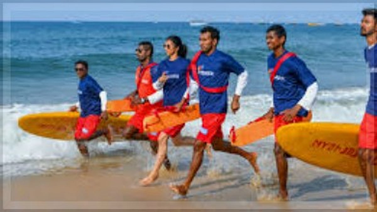 Lifesavers Rescue 19 Tourists from Strong Rip Currents in Goa Over Weekend