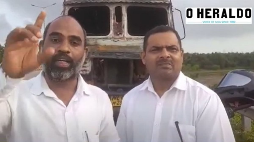 Liquor, Lies, and Flames: Pernem Truck Fire Ignites Political Storm 1 Liquor, Lies, and Flames: Pernem Truck Fire Ignites Political Storm