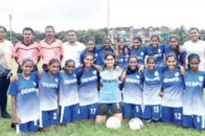 Little Flower Calangute lift Girls U-17 Subroto title
