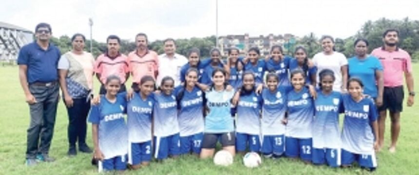 Little Flower Calangute lift Girls U-17 Subroto title 1 Little Flower Calangute lift Girls U-17 Subroto title