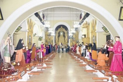 Living life following the example of the saints