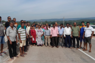 Locals Stage Protest Demanding Traffic Safety Measures on Naibag-Poraskade National Highway
