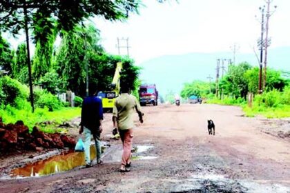 Locals demand authorities to address poor road conditions at Cuncolim Industrial Estate