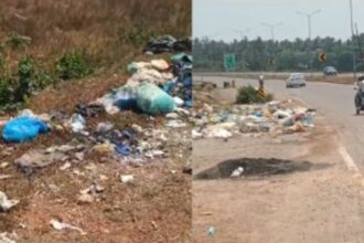 Locals demand stringent action on open garbage dumps at Navelim, Benaulim highway