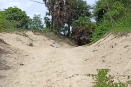 Locals frustrated over destruction of sand dunes at Varca beach by hotelier