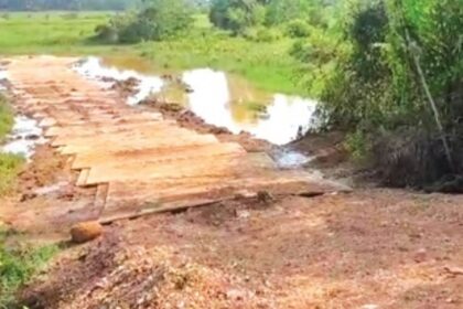 Locals furious over land filling and construction of tower in Xeldem Lake