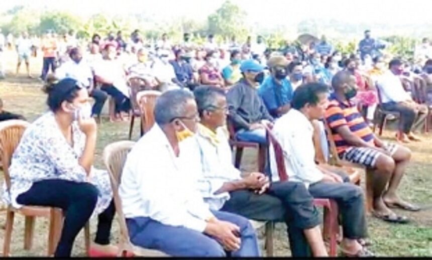 Locals hold meet at Cotarli to oppose IIT in Sanguem