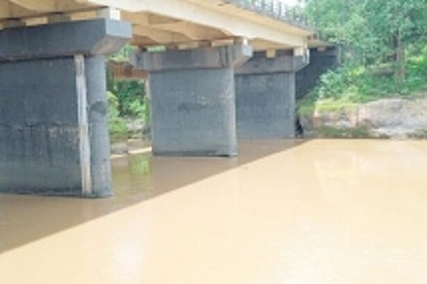 Locals horrified as Dudhsagar at Khandepar turns red again