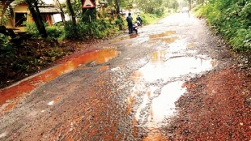 Locals upset over ‘pathetic’ condition  of Keri Belgaum highway