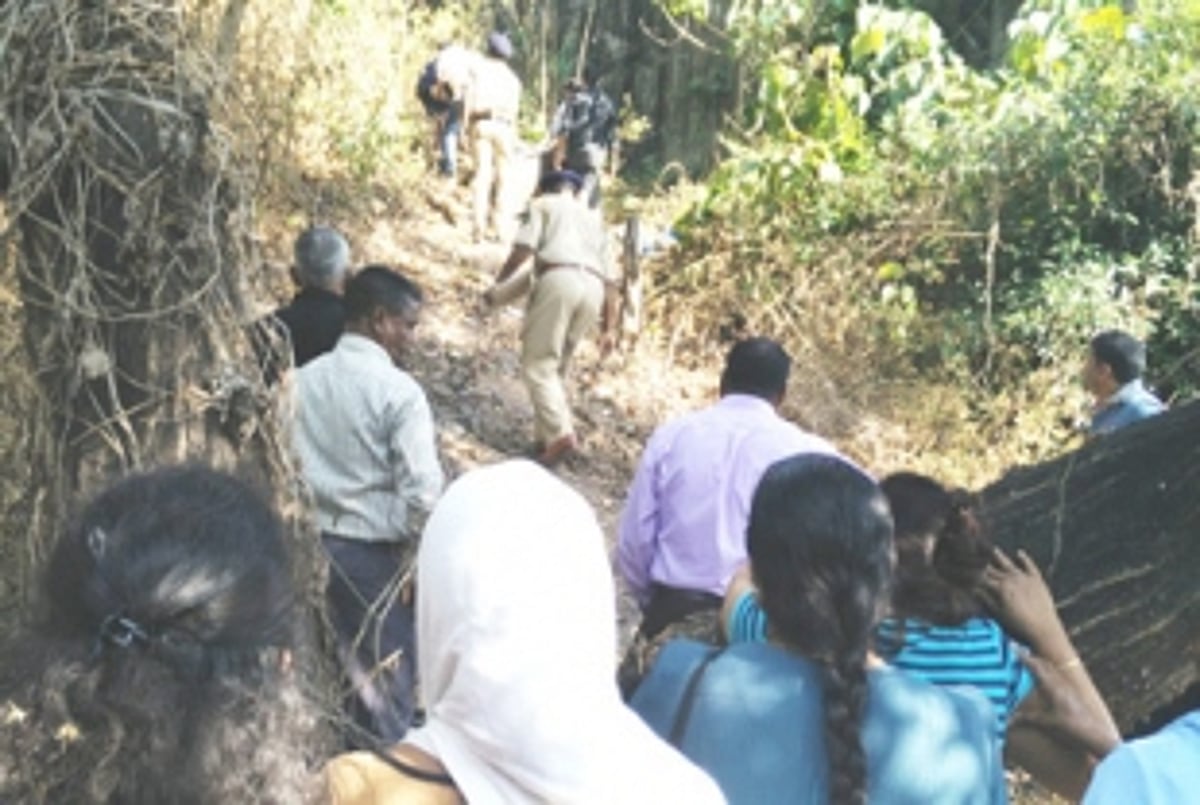 Loliem sarpanch knocked down by train