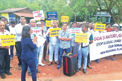 Loutolim Farmers Vow to Resist Demarcation for Borim Bridge Amid Pending NGT Case