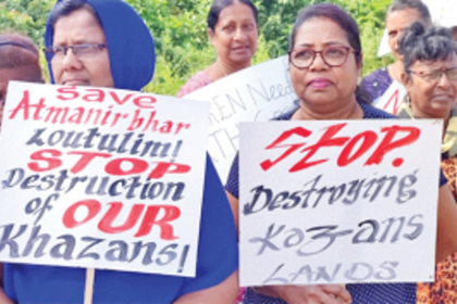 Loutolim on high alert; demarcation of land likely under police protection today