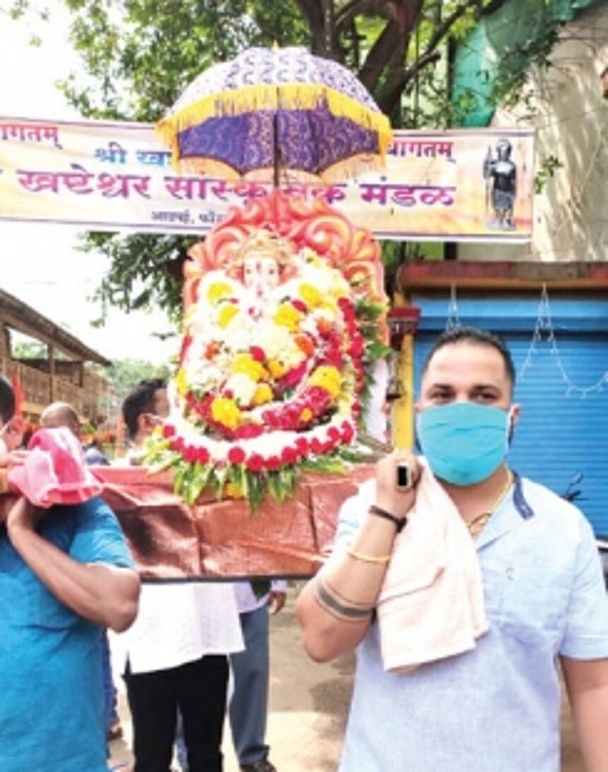 Low-key five day Ganesh celebration at Adpoi