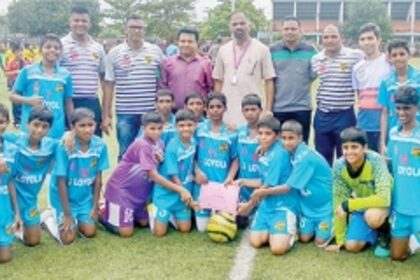 Loyola HS emerge Salcete  Subroto Mukherjee champions