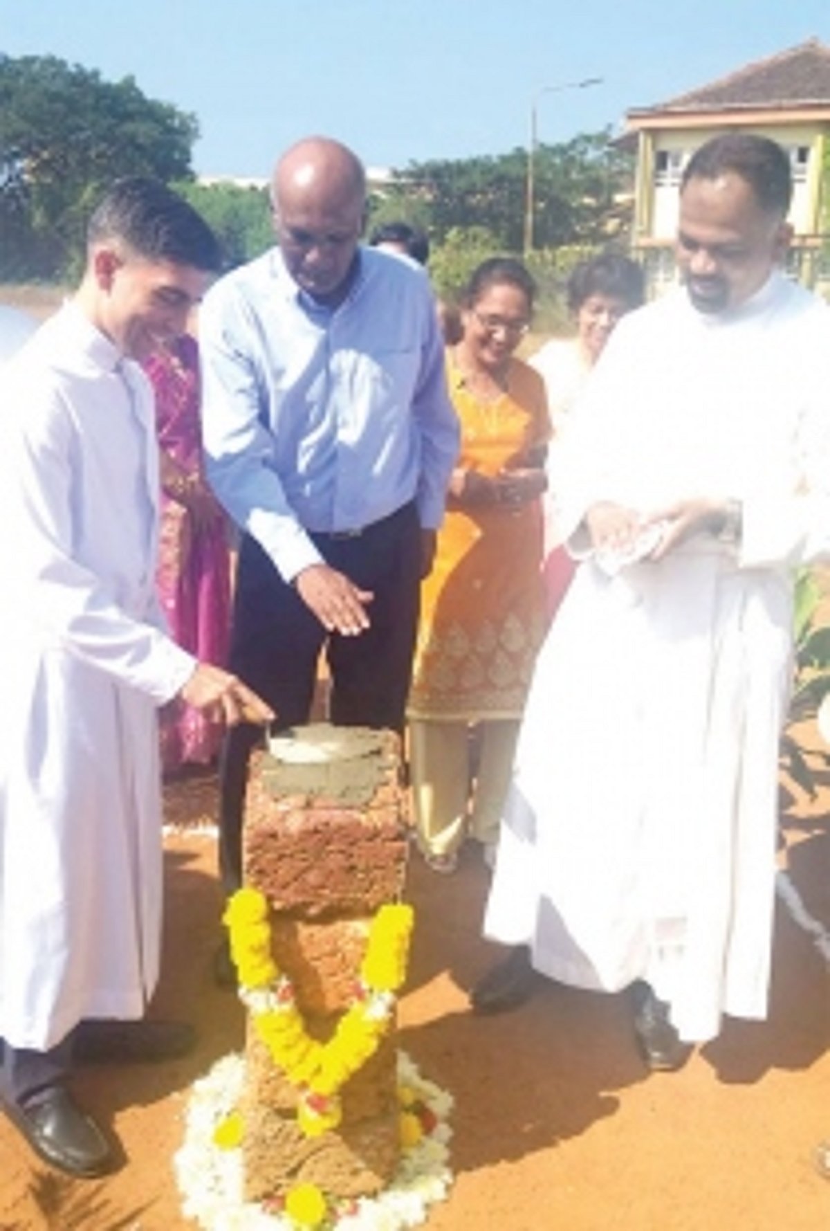 Loyola HS lays foundation  stone for sports complex