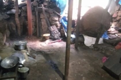 Lucky escape for family as boulder  from dug-up highway falls on house