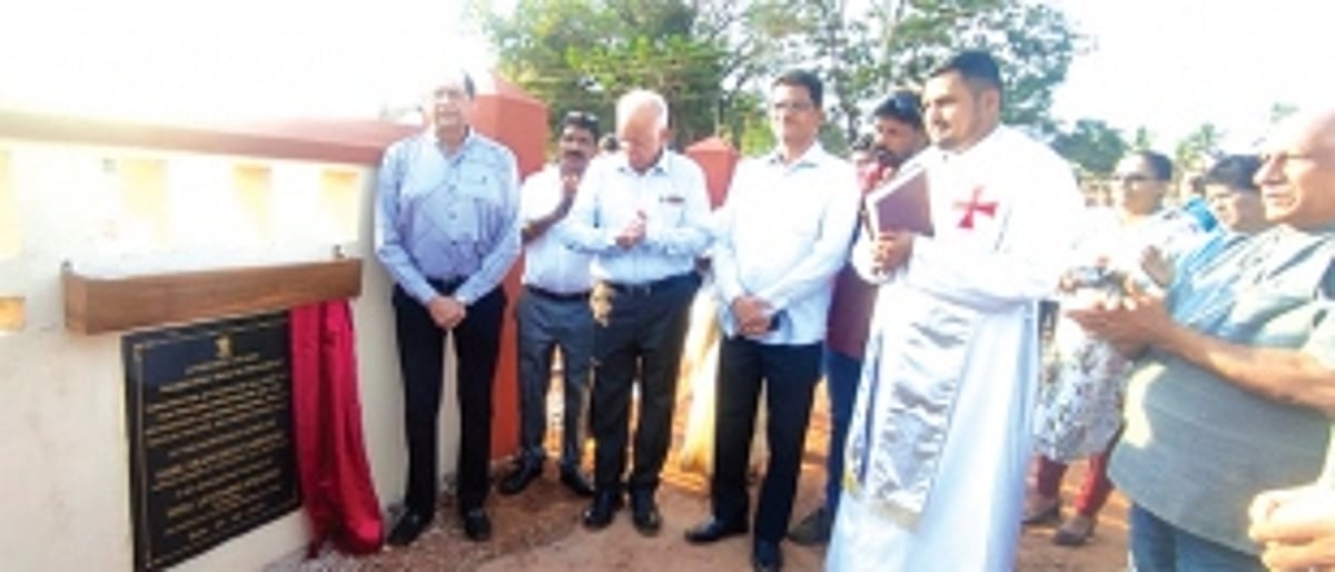 Luizinho, S Goa MP inaugurate construction of compound wall for proposed Amphitheatre Hall