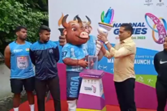 MASHAAL RELAY AS A PART OF NATIONAL GAMES 2023 BEGINS