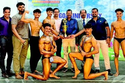 MES College win GU Inter-Collegiate
Men’s Best Physique Championship