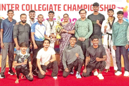 MES Vasant Joshi College Clinches Third Consecutive Inter-Collegiate Taekwondo Title at Goa University Championship