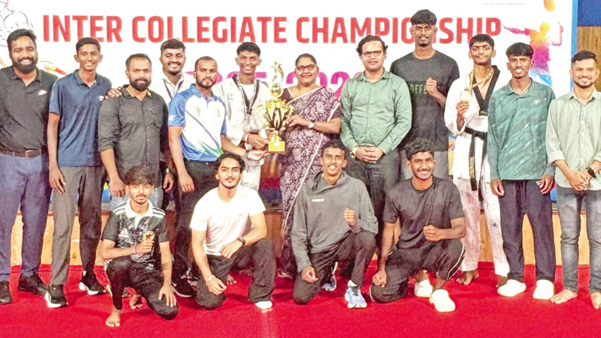 MES Vasant Joshi College Clinches Third Consecutive Inter-Collegiate Taekwondo Title at Goa University Championship 1 MES Vasant Joshi College Clinches Third Consecutive Inter-Collegiate Taekwondo Title at Goa University Championship