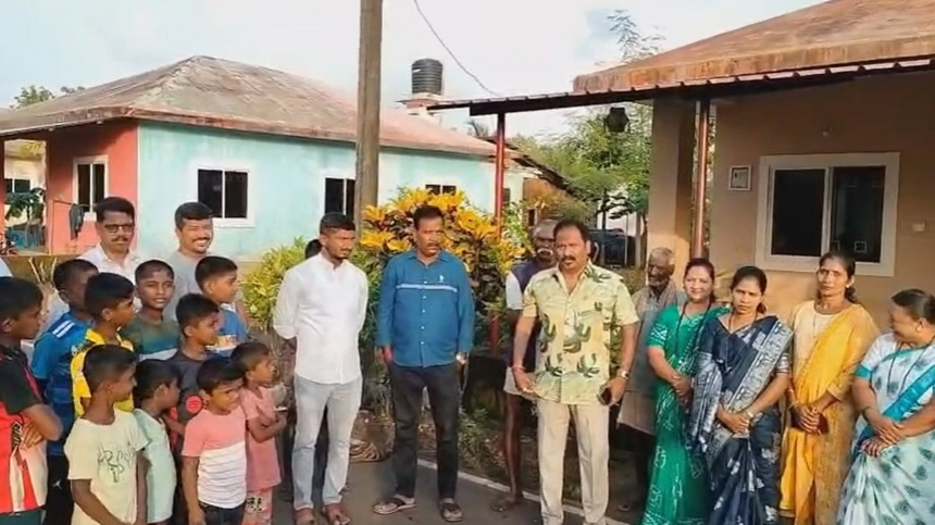 MLA Arlekar Begins Roof Repairs for 14 Mopa-Rehab Families 1 MLA Arlekar Begins Roof Repairs for 14 Mopa-Rehab Families