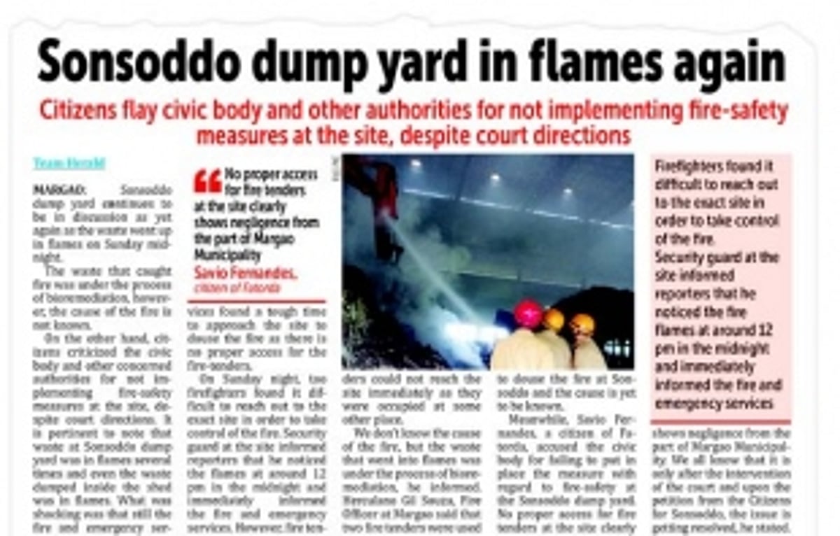 MMC Chairperson dismisses Sonsoddo fire as ‘minor’, claims safety measures in place