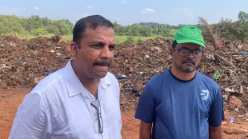 MMC clears Garbage dump from Benaulim after Complaints from Local to Colva PS