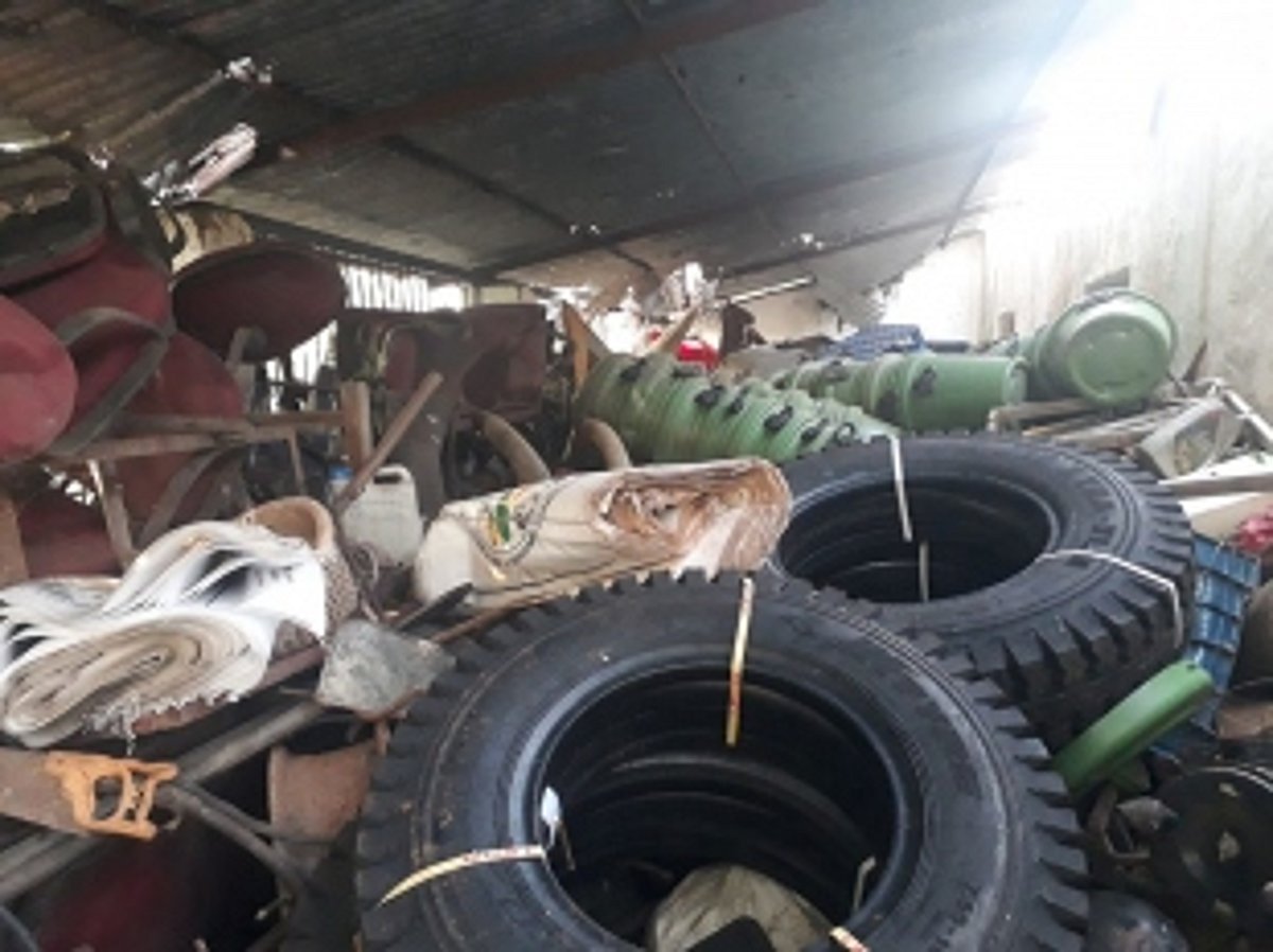 MMC’s cattle pound shed turns into storage room