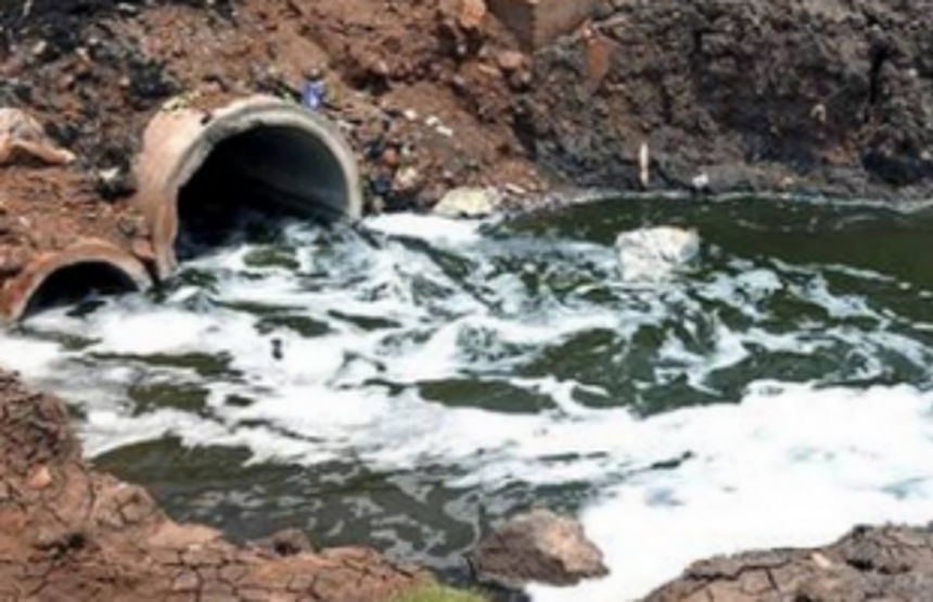 Maddel locals complain of sewage discharge 1 Maddel locals complain of sewage discharge