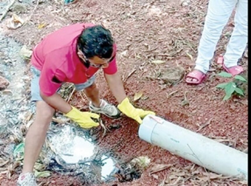 Madel residents plug source  releasing sewage into nullah