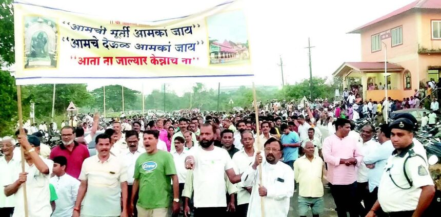 Madkai locals vow to move SC for equal rights on temple and idol 1 Madkai locals vow to move SC for equal rights on temple and idol