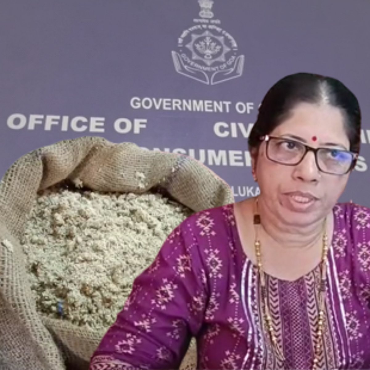 Maggot-infested rice scare: 300 tons of rice fumigated at Cortalim godown