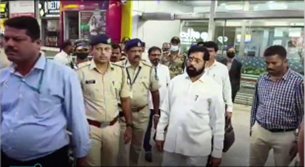 Maha CM Eknath Shinde back in Goa early Saturday morning