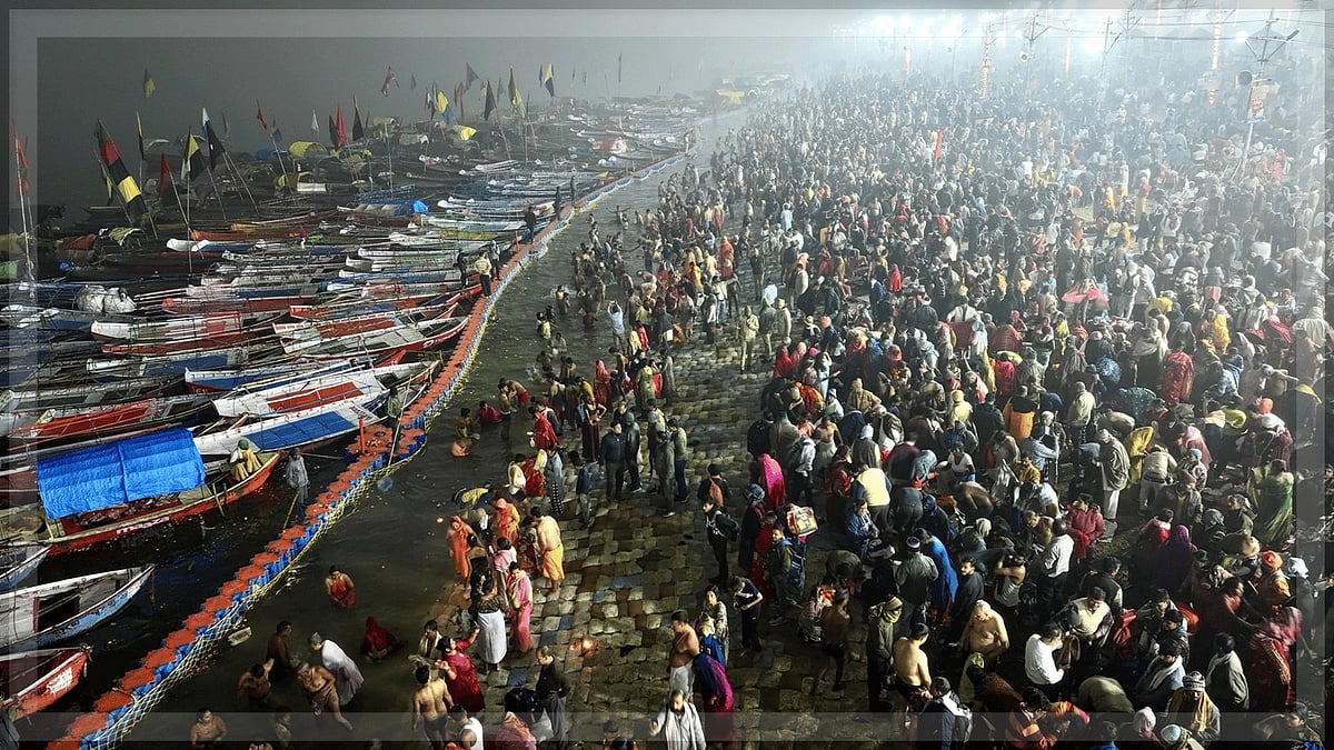 Maha Kumbh Mela Kicks Off with 1.65 Crore Pilgrims Taking Holy Dip on Day One