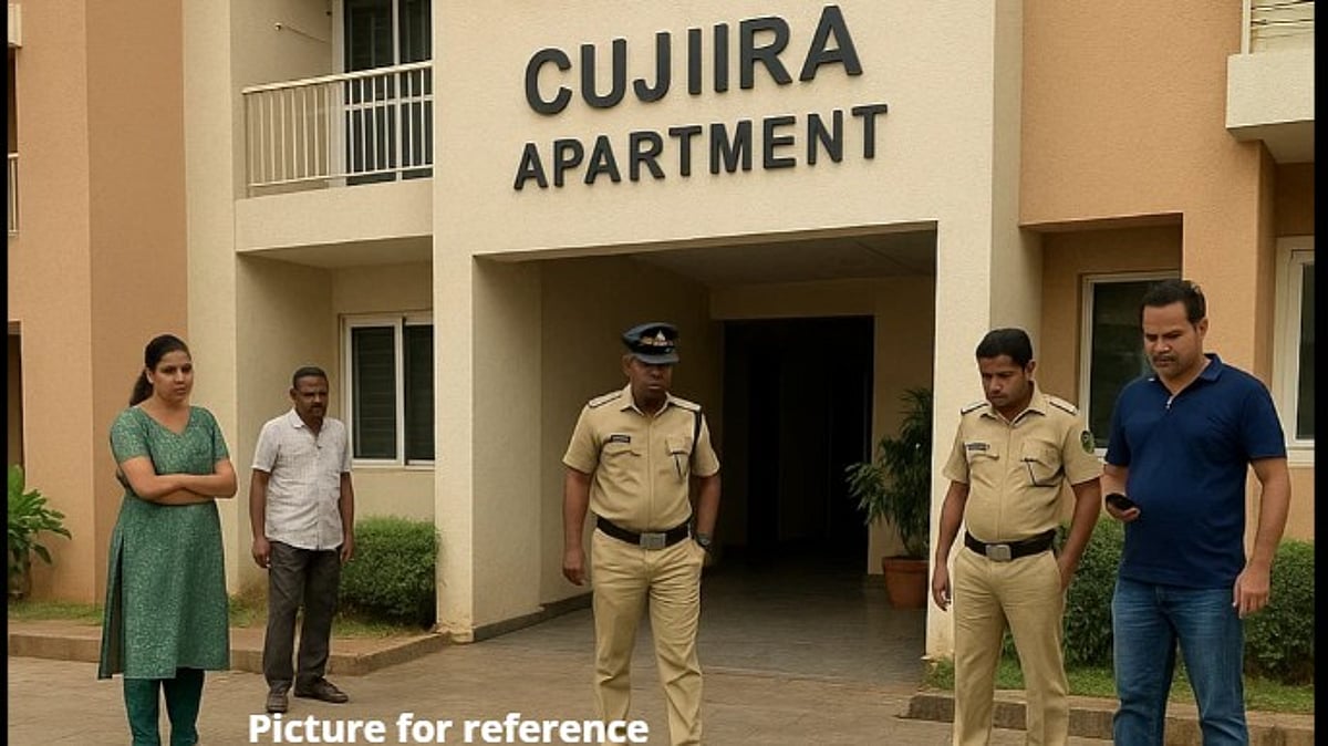 Maharashtra Contractor Dies After Fall from Fourth Floor in Cujira Apartment