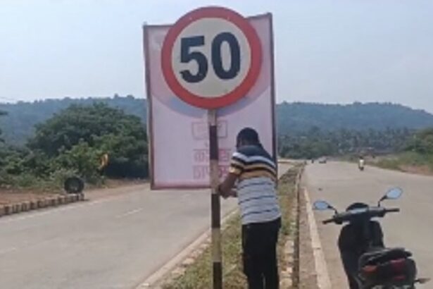 Maharashtra Political Birthday Banners Obscure Vital Road Signs, Spark Safety Concerns in Dhargal-Patradevi