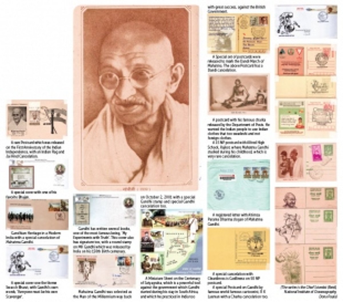 Mahatma Gandhi - A Philatelic Tribute