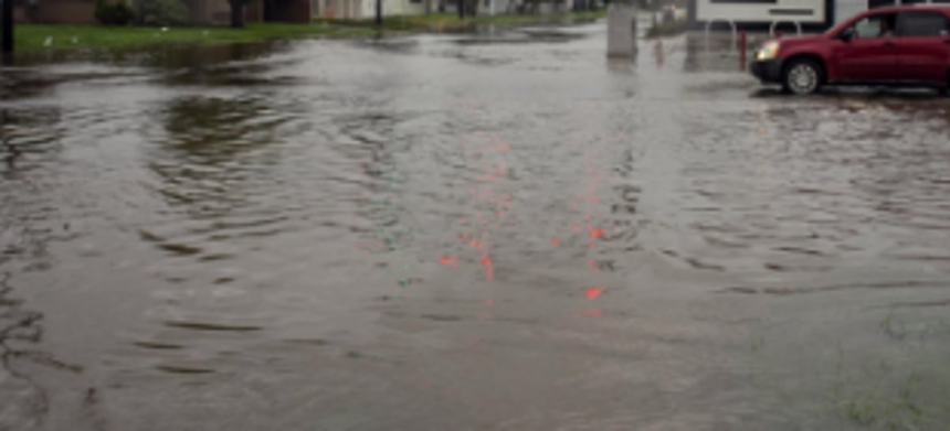 Main road in Bambar flooded: Locals 1 Main road in Bambar flooded: Locals