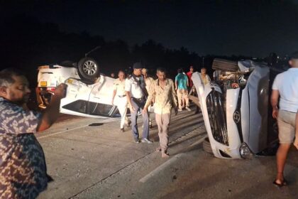 Major Accident at Bambolim-Panjim Flyover
