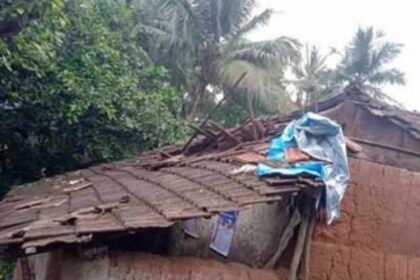 Major disaster averted as Anganwadi roof collapses in Khola