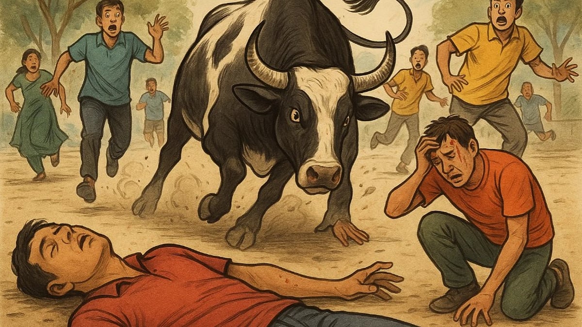 Majorda Bull Attack Claims One Life, Several Others Injured