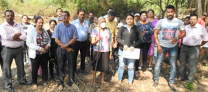 Majorda locals object to alleged destruction of  biodiversity, natural flow of water by RVNL