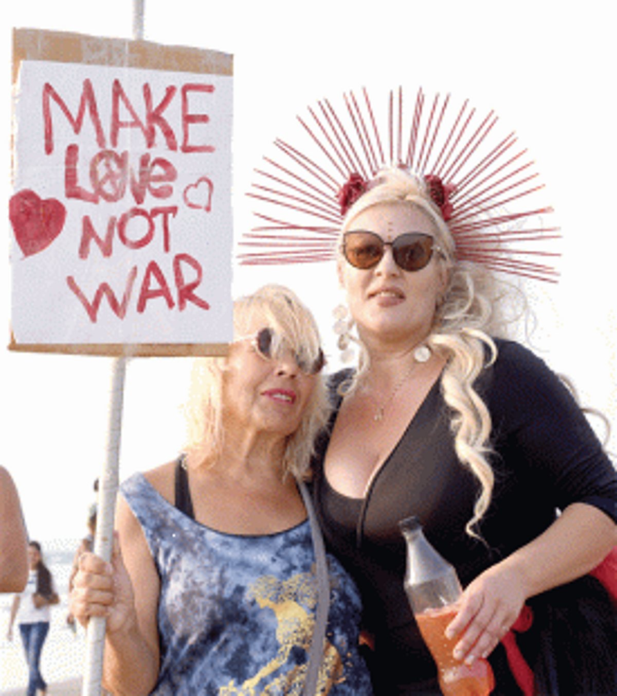 Make love and peace and not war