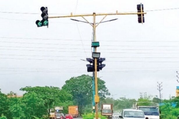 Malfunctioning Verna-Titan  Junction traffic signal repaired