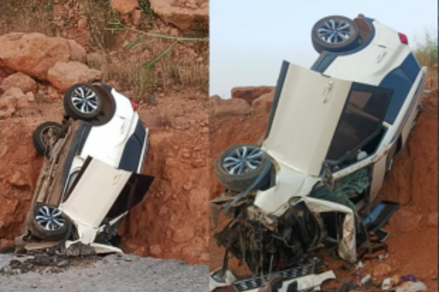 Malpe-Pernem mishap leaves car occupants injured