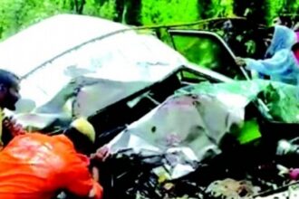 Man injured in road accident